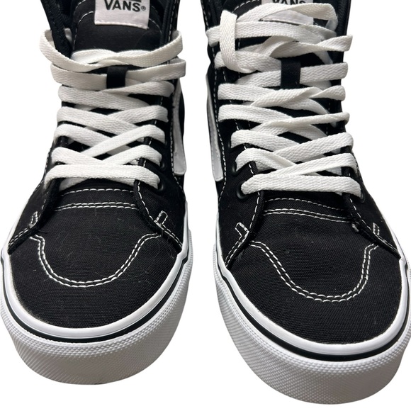 Vans Black and White High-Top Sneakers - Picture 2 of 10